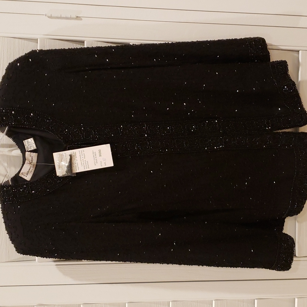 Lawrence Kazar New York sequin jacket